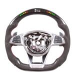 Carbon Fiber LED Performance Steering Wheels compatible for Mercedes Benz W204 W205 A45 A63 C45 C63 GLE63 AMG E63