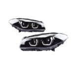 2 PCS Auto Car Head Light Parts For BMW F10 F18 528i 530i 535i M5 20 11-20 17 LED Lamps Headlight Replacement DRL Dual Projector Facelift - Image 3