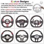 Auto Steering Wheel Carbon Fiber LED Performance Wheels for Ford Focus RS MK3 - Image 5