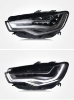 Cars For Audi A6L 2012-20 15 Headlight Assembly With Dragon Ball Full LED Headlights Daytime Turn Signals Lights - Image 5