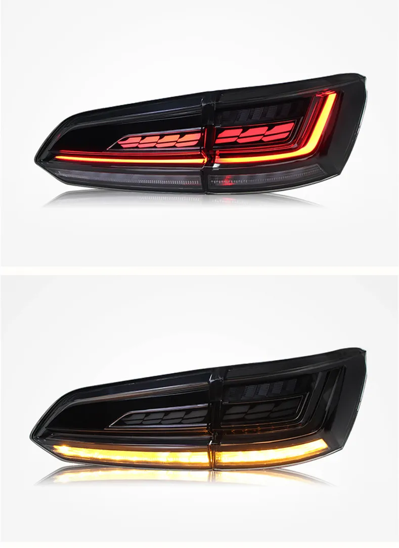 Car Tail Lights for VW Taillights Touareg 20 19-2023 LED Running Tail Light Rear Lamp Streamer Turn Signal