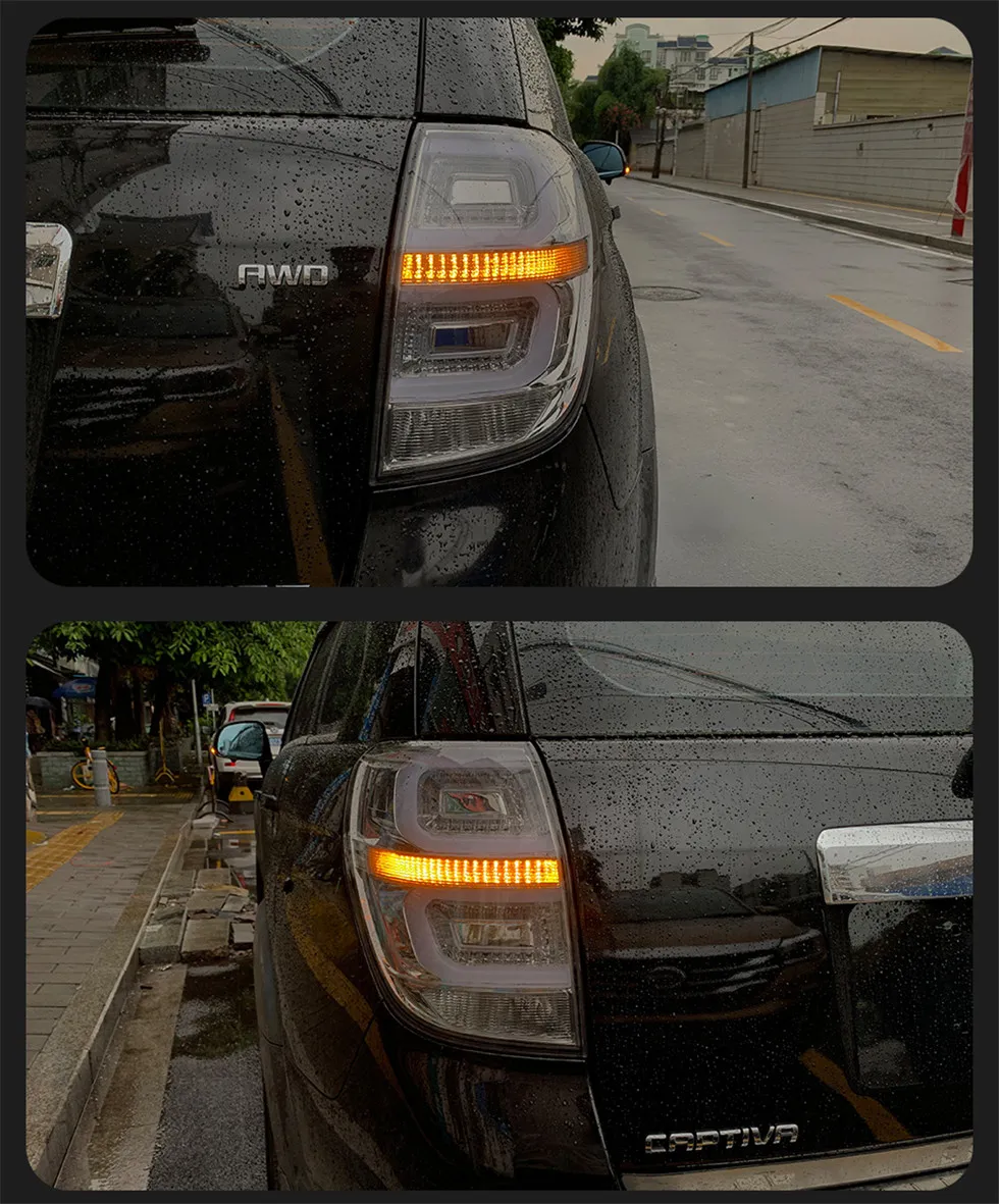 LED Turn Signal Taillights For Captiva 20 08-20 17 Tail Light LED DRL US Style Day Running Brake Reversing Driving Lights