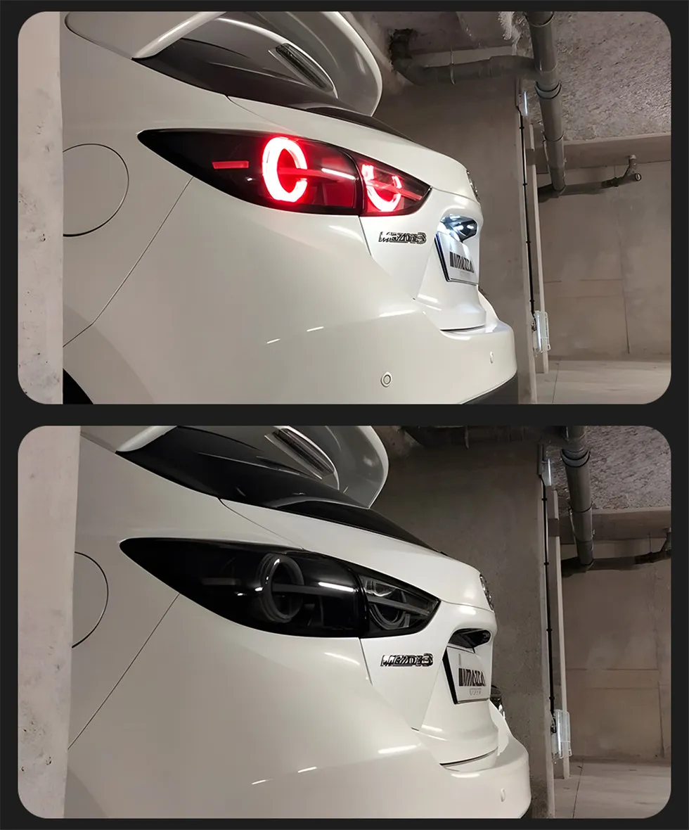 For Mazda 3 Axela Hatchback 2014-20 19 BMLFS BMEFS Tail Lights With Sequential Turn Signal Animation Brake Lights