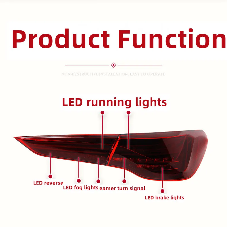 For BMW G32 20 20-2023 G82 LED Tail Lamp G22 M4 GTS 425i 430i LED Auto Taillight Assembly Upgrade Dynamic Turn Signal Lamp