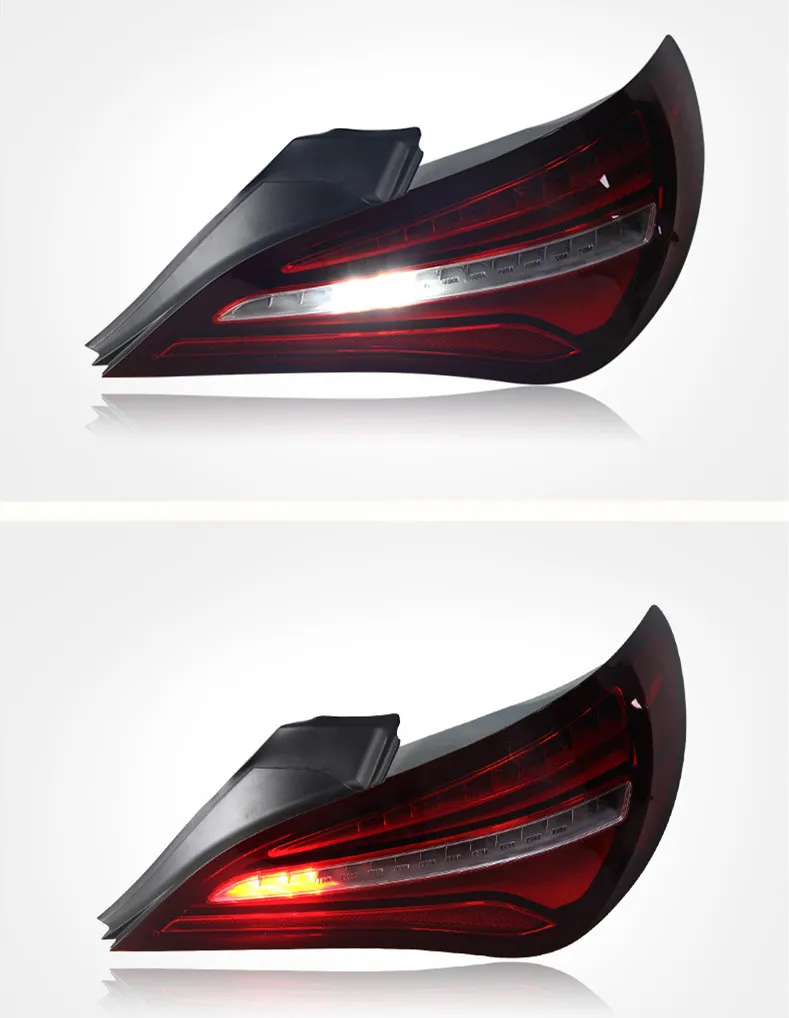 Car Rear Taillights For BENZ CLA 2013-20 19 W117 Taillight Assembly Upgrade High-end LED Light Guide Butterfly Tail Lights