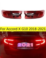 Auto Taillights For Accord X 20 18-2021 G10 LED Taillight Assembly Upgrade Original Design Dynamic Turn Signal Lamp Accessories Kit