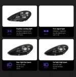 Car Light Assembly for Porsche Panamera 971 Headlights 20 17-2023 971 LED Lens DRL Head Lamp Auto Accessories - Image 5