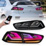 Car Parts LED Taillight For Mitsubishi Lancer EX EVO 20 08-20 18 RGB Sequential Turn Signal Lights Brake Taillights - Image 4