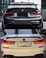 2pcs Car Tail Lights Parts For BMW 3 Series G20 G28 20 19-2022 M8 Type Taillights Rear Lamp Inner LED Turn Signal Reversing Fog Lights - Image 4