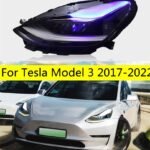 Auto Styling Front Lamp for Tesla Model 3 20 17-2022 Car Headlight Model Y LED Turn Signal Driving Lights