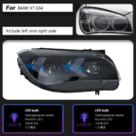 Head Lamp for BMW X1 LED Headlight 20 10-20 15 Headlights E84 DRL Turn Signal High Beam Angel Eye - Image 7