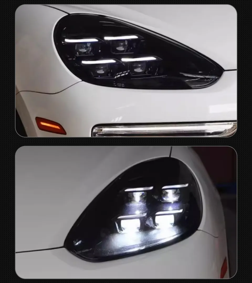 Car LED Lights Assembly For Porsche Cayenne 2011-20 18 Front DRL Matrix LED Head Lamp Turn Signal Front Lamp