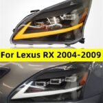 Full LED Headlight for Lexus RX 2004-2009 LED Headlights Assembly Upgrade Projector Lens DRL Signal Lamp