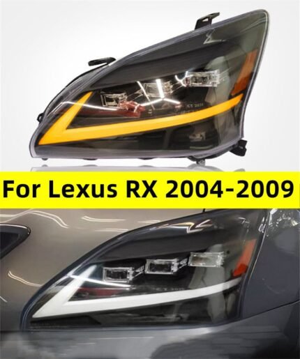 Full LED Headlight for Lexus RX 2004-2009 LED Headlights Assembly Upgrade Projector Lens DRL Signal Lamp