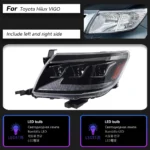 Toyota Hilux VIGO 2011-2014 LED Headlight Auto Headlights Upgrade High Configure Design Head Front Lamp - Image 6