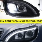 Headlight For Mercedes Benz S Class W220 2002-2005 LED Car Lamps Daytime Running Lights Dynamic Turn Signals