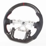 Auto Parts Driving Wheel For Nissan Y62 Petrol Steering Wheel Real Carbon Fiber - Image 4