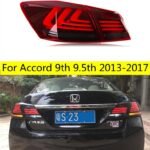 Car Lights For HONDA Accord 9th 20 13-20 17 9.5th LED Taillights Rear Fog Lamp Dynamic Turn Signal Highlight Reversing and Brake