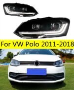 Car Headlights For VW Polo 20 11-20 18 Head Lights 2022 Style Replacement Headlight LED Low Beam Daytime Running Light