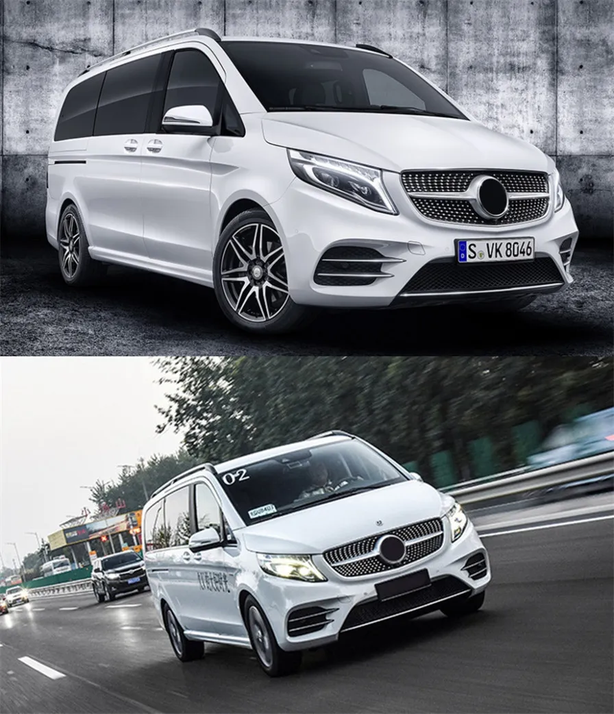 Car Tuning LED Lamp for Benz Vito Headlights 20 16-2022 W447 DRL Dynamic Turn Signal Lights Auto Headlight