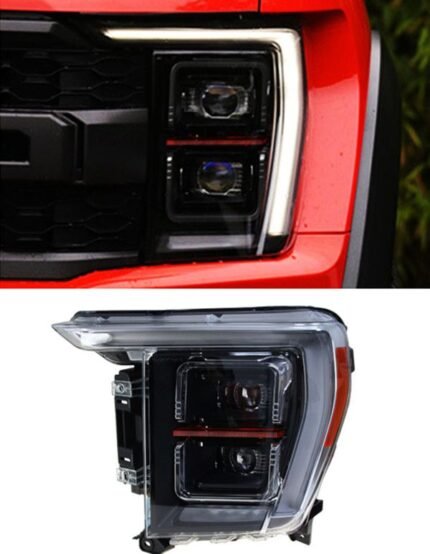 Car Headlight Assembly For Ford F-150 SVT Raptor 20 21-2023 LED Lens Headlights High Beam Signal Lamp