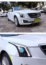 Auto Headlights For Cadillac ATS-L 20 14-20 18 ATS L Headlights LED DRL Running Lights Bi-Xenon Beam Fog Lights Angel Eyes - Image 5