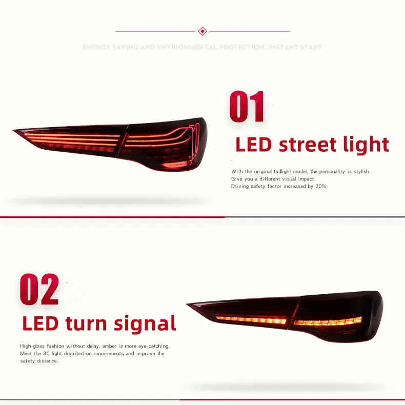 For BMW G32 20 20-2023 G82 LED Tail Lamp G22 M4 GTS 425i 430i LED Auto Taillight Assembly Upgrade Dynamic Turn Signal Lamp