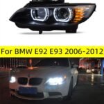 Car Styling for BMW E92 Headlights 2006-2012 E93 Headlight 330i 335i DRL Hid Head Lamp Angel Eye Bi Xenon Beam Accessories