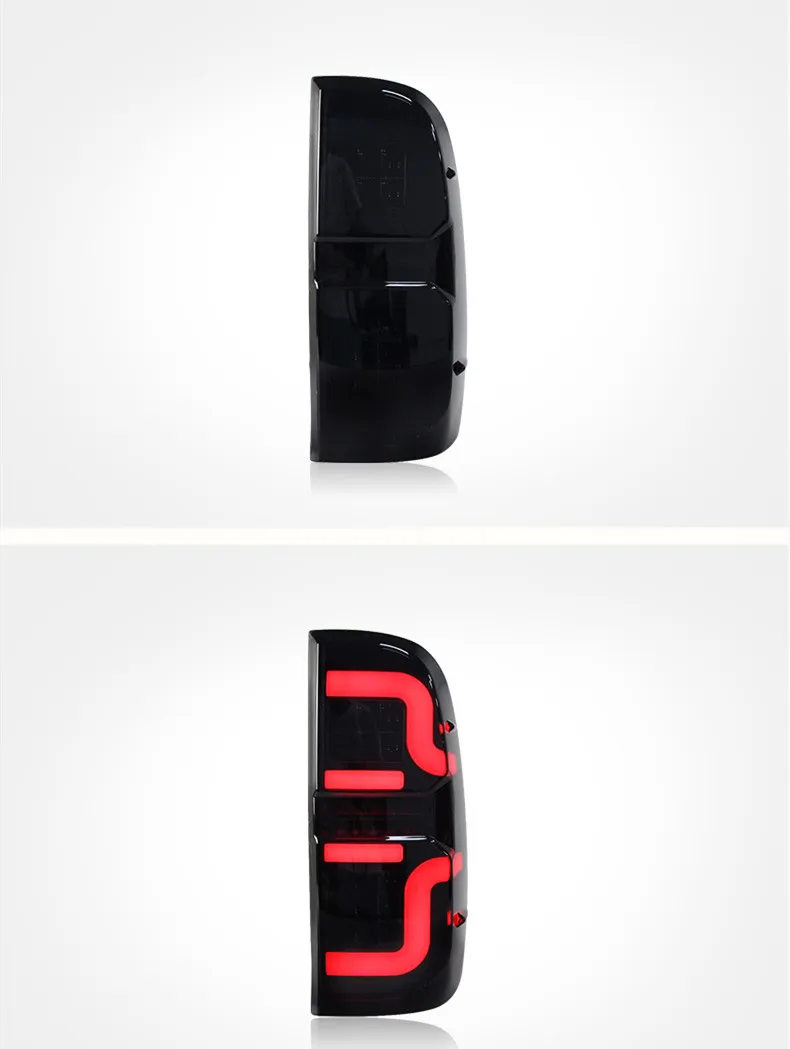 For Toyota HILUX REVO 2004-2012 Rear Parking Brake Turn Signal Reflector Taillight Streamer Reversing Highlight