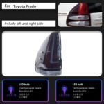 LED Taillamp for Land Cruise Prado 2700 4000 2003-2009 GX460 LED Taillight Back Brake Turn Signals Reverse Lamp - Image 5