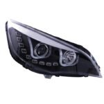 Car Headlights For Buick Excelle XT 2009-2014 LED Daytime Running Light Dual Lens Xenon Signal Fog Headlights - Image 2