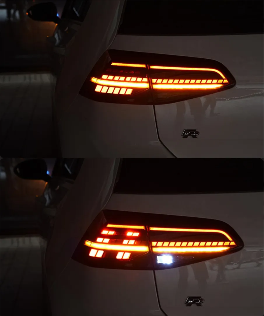 Outdoor Light Bulbs Taillights for VW Golf 7 LED Tail Light 20 13-20 19 Golf 7.5 MK7 Rear Stop DRL Animation Brake Lights