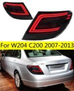 Tail Light for Mercedes Benz W204 C200 2007-2015 C260 Taillights Rear Lamp LED DRL Running Signal Brake Reversing Parking light Facelift