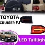Auto Rear Lamp For Toyota FJ Cruiser LED Taillight 20 07-20 20 LED Assembly Brake Lights Streamer Signal Highlight