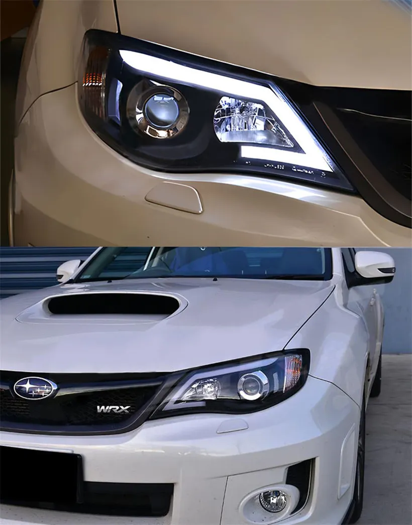 Daylight Light Bulb LED Headlight for Subaru WRX 2008-2014 Upgrade High Beam Headlights Turn Signal Lamp