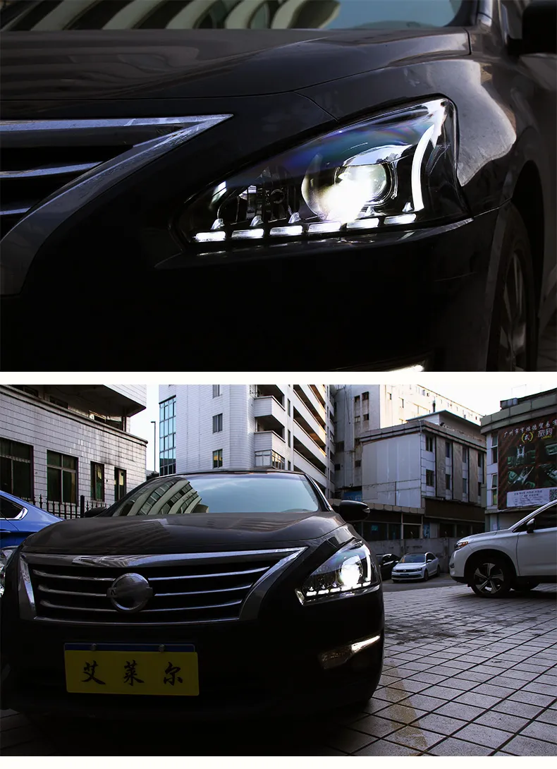Car Styling headlights for Nissan Teana Altima LED Headlight 20 13-20 17 DRL Hid Option Head Lamp Angel Eye Beam Accessories