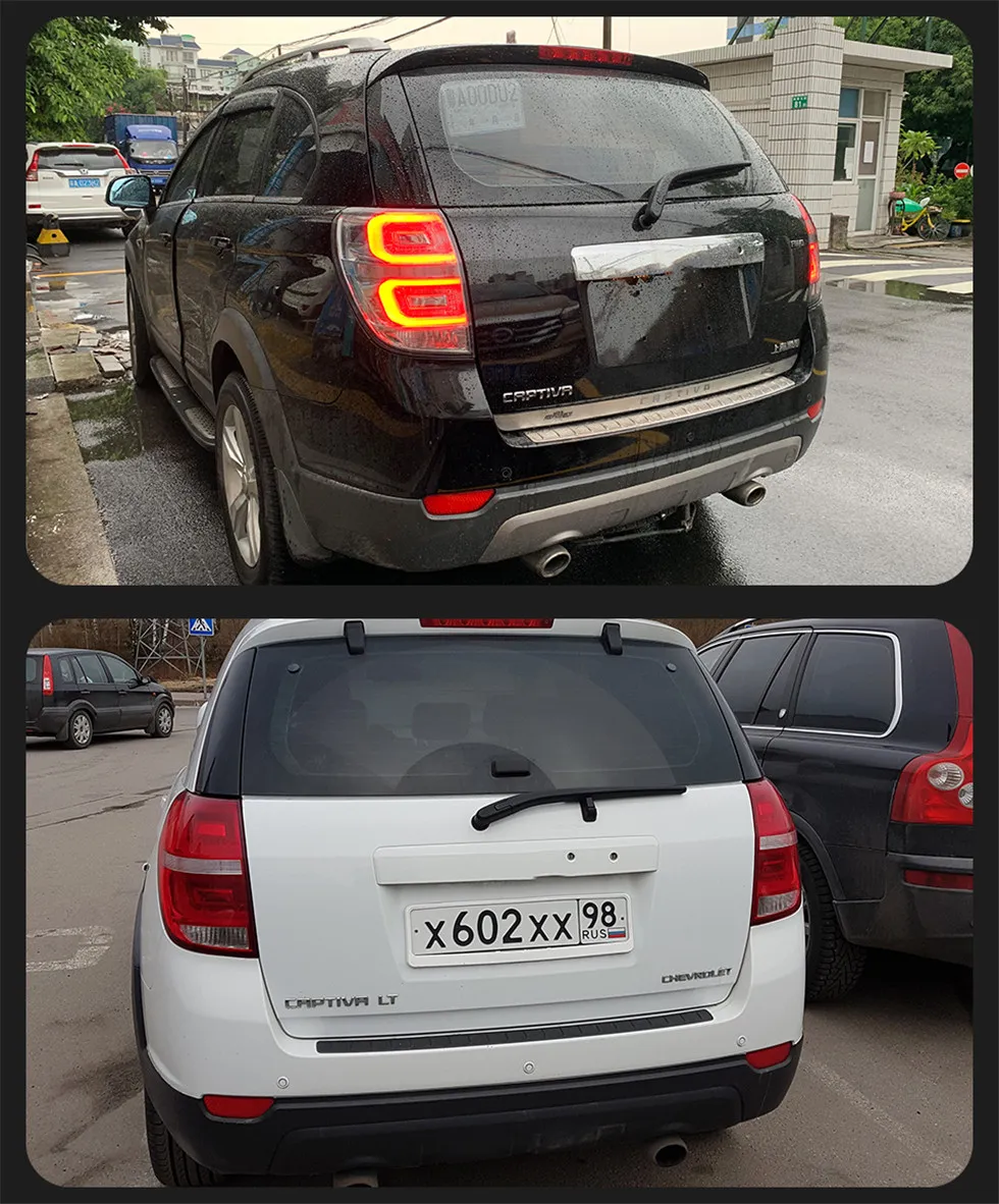 LED Turn Signal Taillights For Captiva 20 08-20 17 Tail Light LED DRL US Style Day Running Brake Reversing Driving Lights