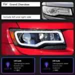 Car Headlight For Jeep Grand Cherokee 2014-20 21 Head Lamp Car Styling DRL Signal LED Headlights Assembly - Image 6