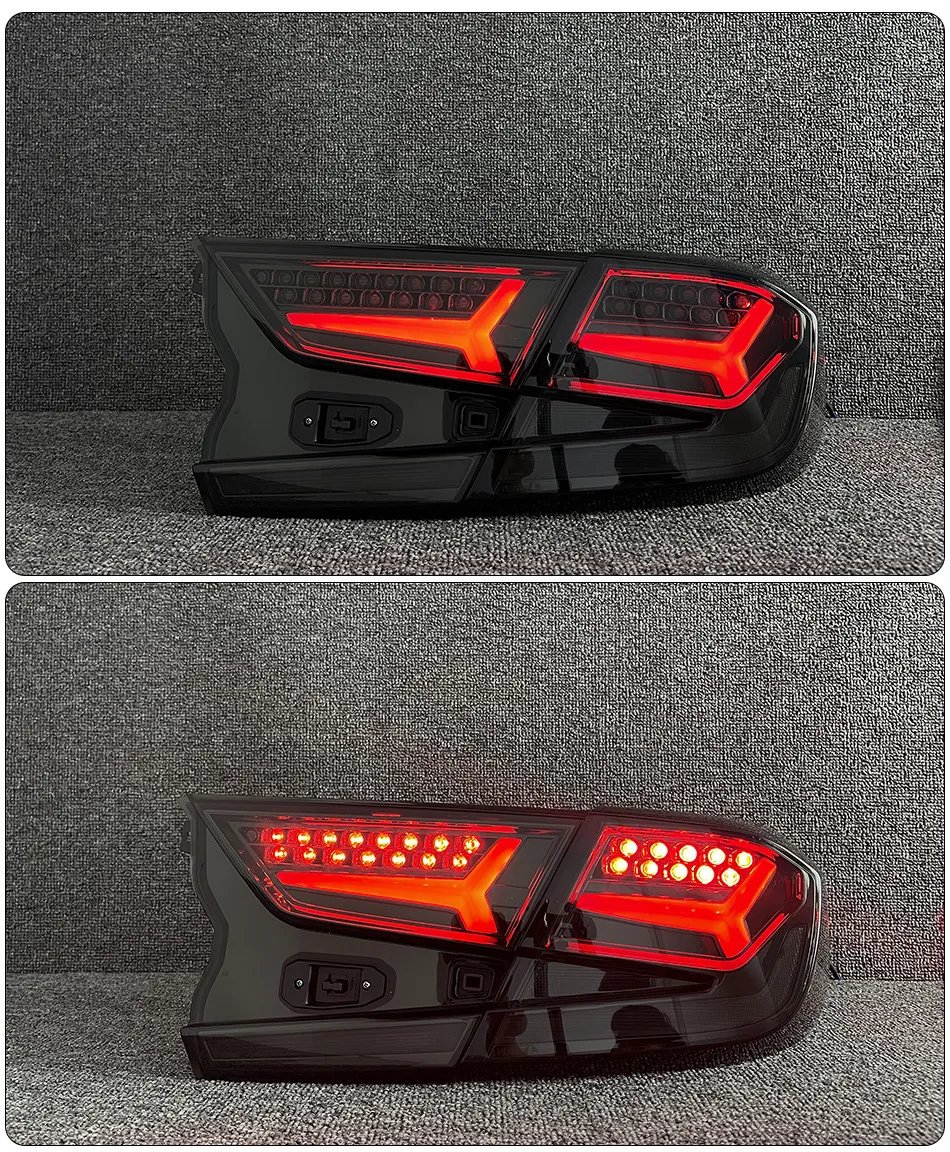 Car Lights For Accord X 10th 20 18-2021 LED Auto Taillights Assembly Upgrade Lamborghini Design Dynamic Lamp Tools Accessories