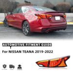 Taillight Assembly for Nissan TEANA 20 19-20 21 Animation LED Tail Lamp Rear Lamp Turn Signal Dynamic DRL Lights - Image 5