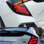 Car Styling Tail Lampfor Civic Tail Lights 20 17-20 20 Civic Type R LED Tail Light Hatchback 5 door Rear Lamp DRL Dynamic Signal