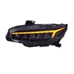 2 PCS Auto Car HeadLight Parts For Honda Civic X G10 Modified LED Lamps Headlights DRL Dual Projector Facelift - Image 2
