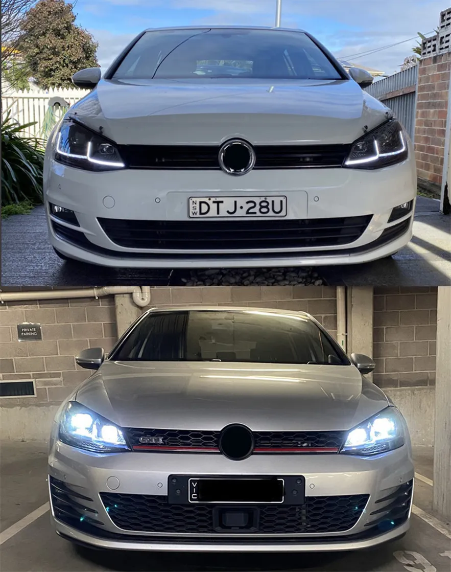 LED Headlight for VW Golf 7.5 20 13-20 20 Golf 7 Headlights DRL Hid Head Lamp Dynamic Signal Bi Xenon light