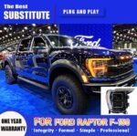 Car Headlights for Ford F-150 Raptor 20 21-2023 Full LED Dynamic Turn Signal Lamp Car Head Lamp Assembly - Image 4