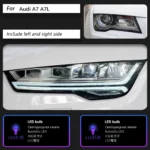 Car Lights Assembly For Audi A7 20 11-20 17 RS7 Headlights Full LED Headlight DRL With Dynamic Turning Signal Lamp - Image 6