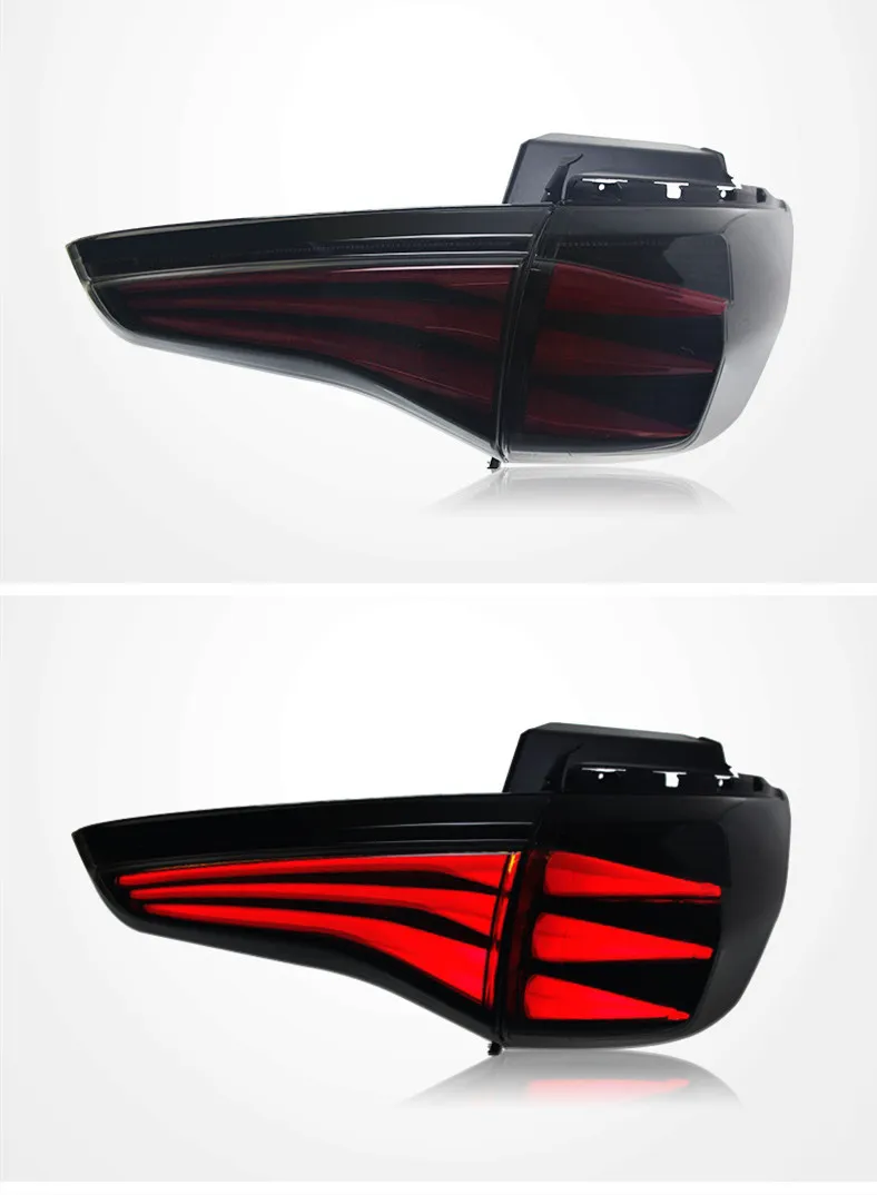 LED Through Taillight For Buick GL8ES 20 20 653T Taillight Assembly DRL Fog Brake Lamp Assembly Tuning Light Plug And Play