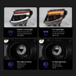 headlight LED for Ford Ranger Headlights 2012-20 15 Ranger T6 DRL Day Time Running Signal Lights Headlamp Auto Assembly - Image 3