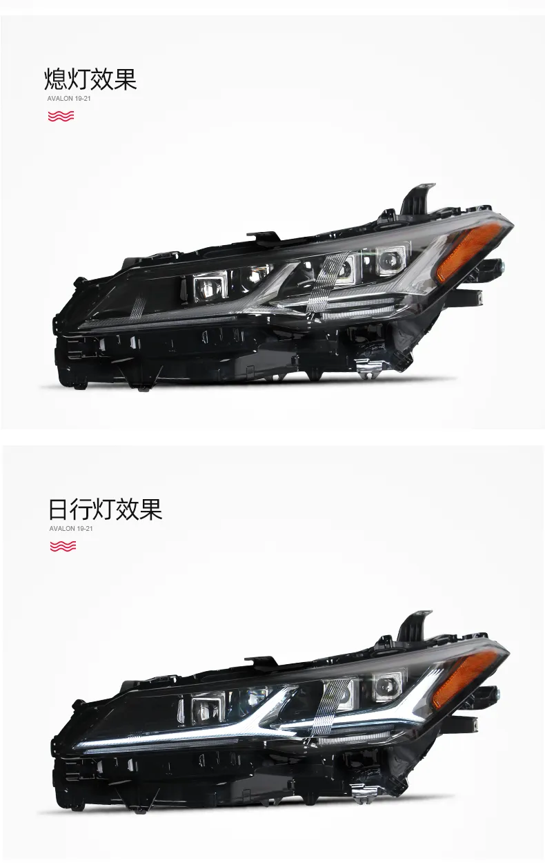 Car Styling Headlights for Toyota Avalon LED Headlight 20 19-2022 Turn Signal High Beam Daytime Running Lights