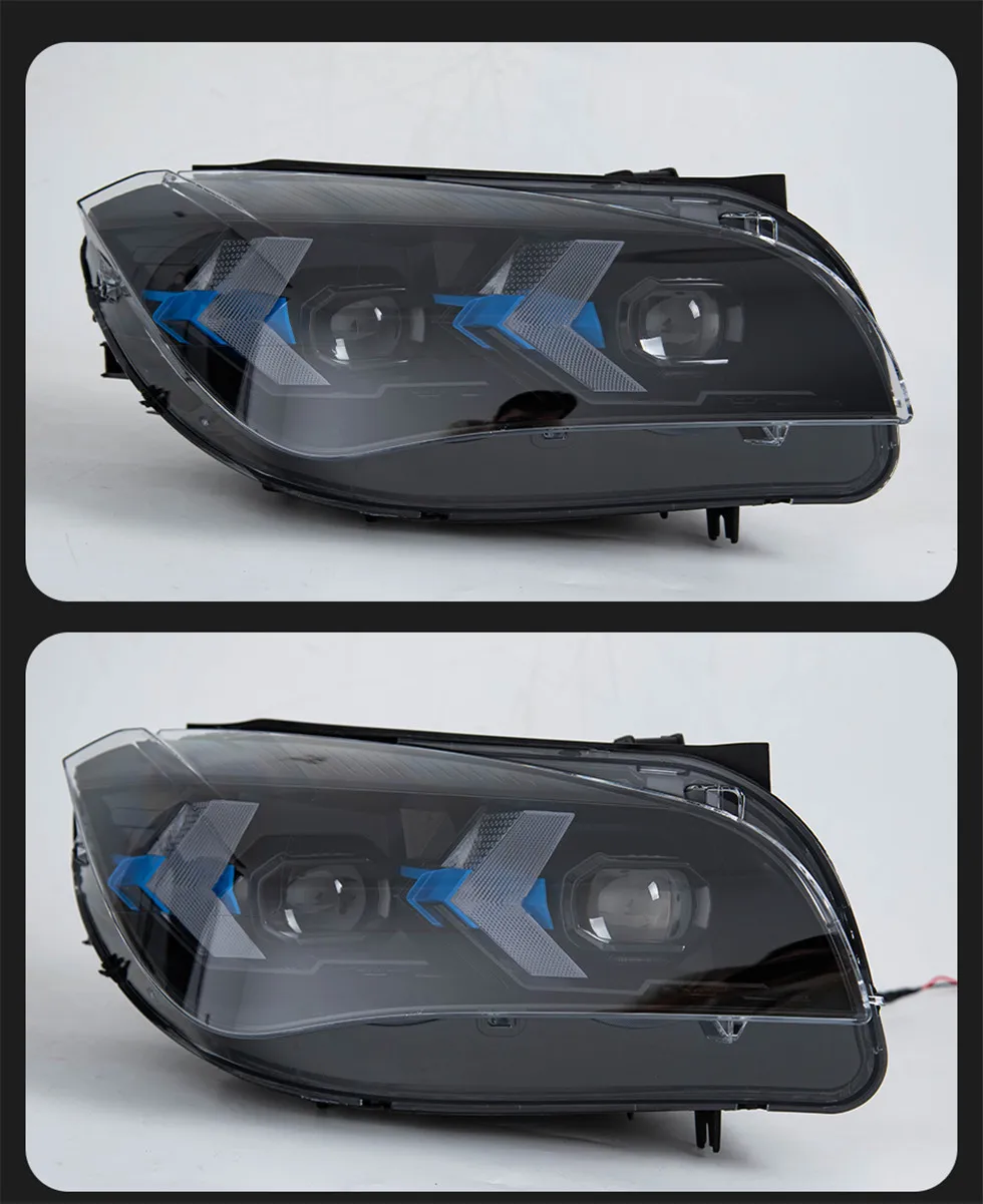 Head Lamp for BMW X1 LED Headlight 20 10-20 15 Headlights E84 DRL Turn Signal High Beam Angel Eye