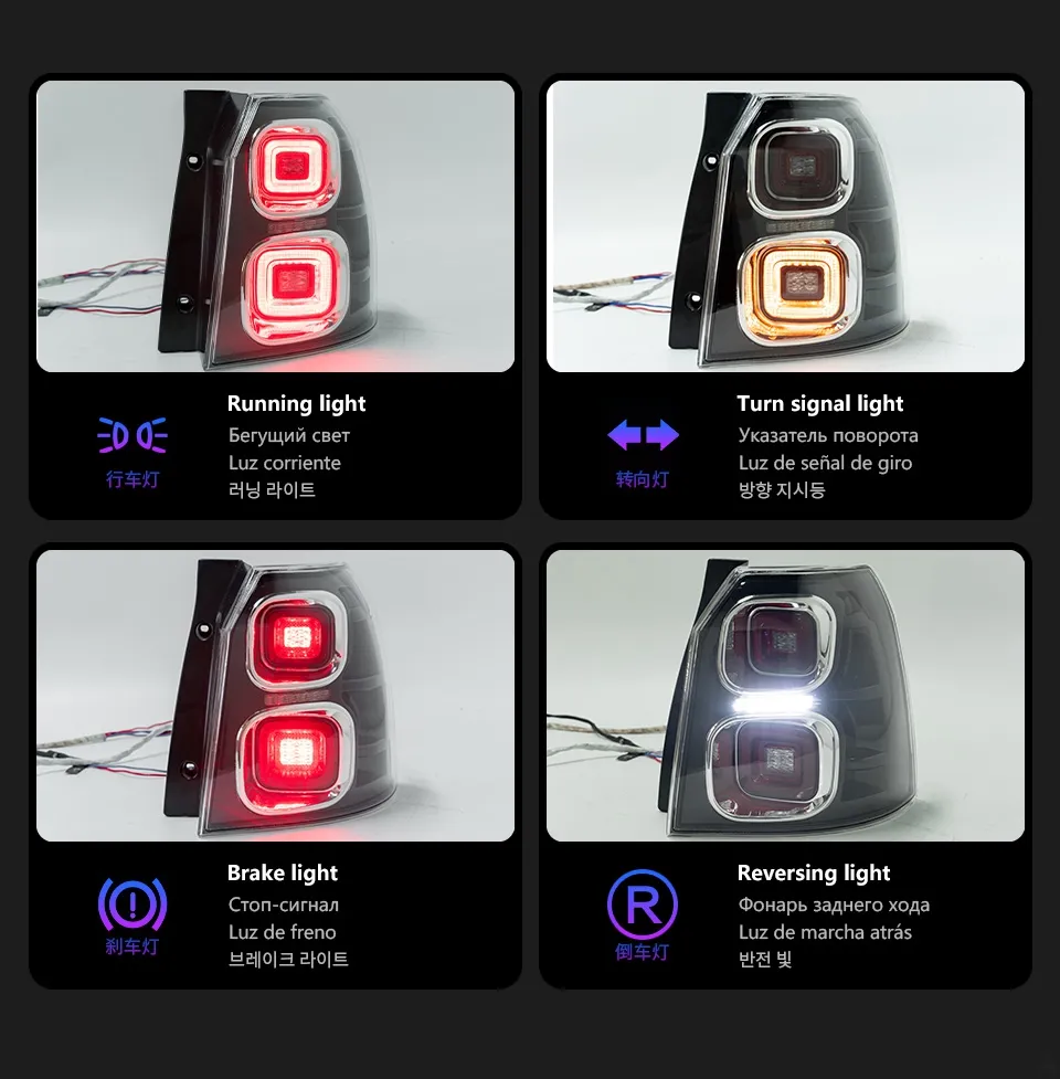 Car Rear Lights for Land Rover Freelander 2 Taillight 2007-20 15 LED Signal Lights Brake Reverse Working Taillights
